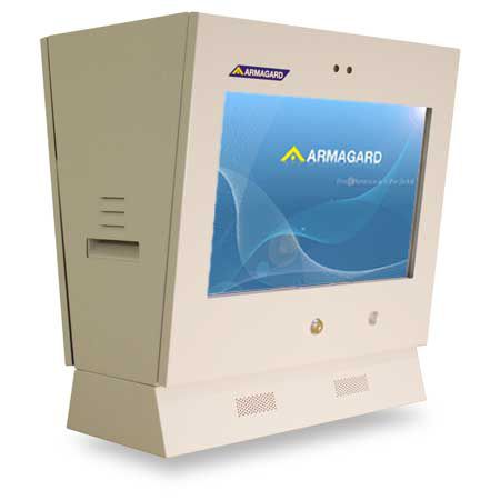 Scatola rettangolare - PDP-22-L-240V - Armagard Ltd - in acciaio dolce / per schermi / per schermo grafico LCD