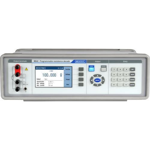 Cassetta a decadi programmabile - M642 - Meatest spol. s r.o.  - controllata da computer / di resistenza