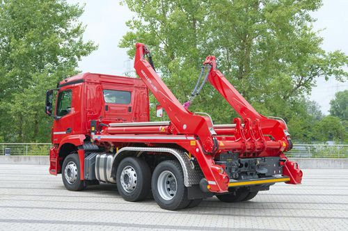 Camion con cassone ribaltabile - AK 16 - MEILLER F. X. Fahrzeug- und Maschinenfabrik GmbH & Co KG - a 3 assi / per cantiere