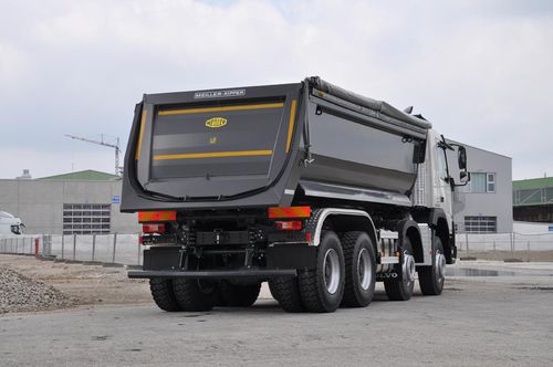 Benna per camion a 3 assi - P series - MEILLER F. X. Fahrzeug- und Maschinenfabrik GmbH & Co KG - a 4 assi / a 5 assi