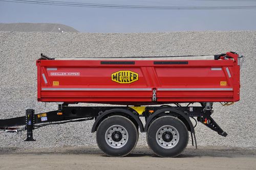 Rimorchio con cassone ribaltabile - MZDA 18.23 series - MEILLER F. X. Fahrzeug- und Maschinenfabrik GmbH & Co KG - per blocchi in calcestruzzo / per sabbia / a 2 assi
