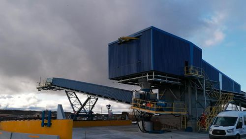 Accatastatore per materiali alla rinfusa - MOTRIDAL S.p.A.  - per macchinari di estrazione mineraria / di polvere di carbone / automatico