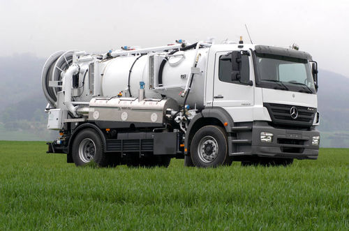 Camion idropulitore - max. 26 t | DRAINMASTER - MÜLLER Umwelttechnik GmbH & Co. KG - a 2 assi / con riciclaggio dell'acqua