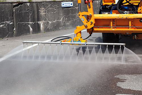 Sistema di lavaggio a getto d'acqua - HDS - MULAG Fahrzeugwerk Heinz Wössner GmbH u. Co. KG - a spruzzo / montato su camion