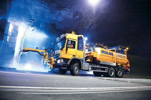 Sistema di lavaggio ad acqua - TWG 600-L - MULAG Fahrzeugwerk Heinz Wössner GmbH u. Co. KG - automatico / ad alta pressione / montato su camion