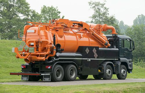 Camion aspiratore - Vacu-Press® 8000 ADR/Hi-Lift - Naaktgeboren Rotterdam B.V.  - a 4 assi
