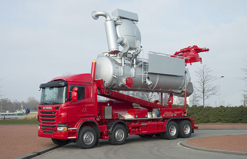 Camion aspiratore - Vacu-Press® 8000 Hi-Lift - Naaktgeboren Rotterdam B.V.  - a 4 assi
