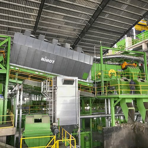 Separatore per rifiuti - DDS  - Nihot Recycling Technology B.V.  - di vetro / ad aria / a tamburo