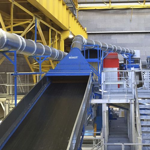 Separatore per rifiuti - WSS  - Nihot Recycling Technology B.V.  - ad aria / rotativo / di processo