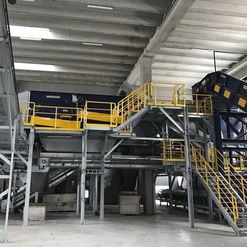 Separatore per rifiuti - DRS  - Nihot Recycling Technology B.V.  - di vetro / centrifugo a dischi / per cantiere di costruzione