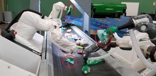 Smistatore robotizzato - Max-AI®  - Nihot Recycling Technology B.V.  - per bottiglie / per rifiuti / per materie plastiche