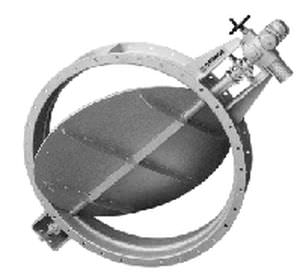 Valvola a farfalla - ML  - ORBINOX  - con volante / di regolazione / per acque reflue