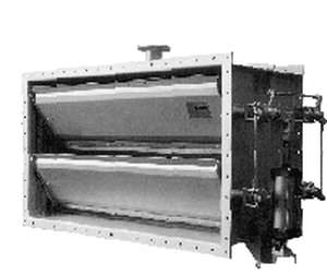 Serranda d'aria di isolamento - 2 500 x 2 500 mm | PE  - ORBINOX  - di regolazione / manuale / elettrica