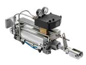 Cilindro pneumatico - ISO 6431  - ORBINOX  - a doppio effetto / con unità lineare di scorrimento