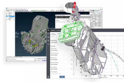 Software di gestione - Granta MI Pro - ANSYS - di interfaccia / CAD / di regolazione