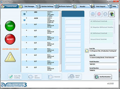 Software per test - Autoware®3 - Associated Research - per rete elettrica / di elettricità