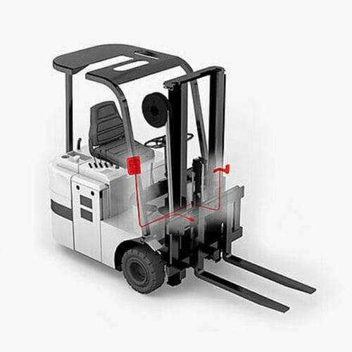 Sistema di pesatura per carrello elevatore - Pfreundt GmbH  - di bordo / dinamica