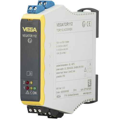Condizionatore di segnale a 2 vie - VEGATOR 112 - VEGA Grieshaber KG - su guida DIN / per rilevamento di livello