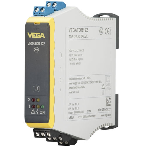 Condizionatore di segnale a 2 vie - VEGATOR 122 - VEGA Grieshaber KG - su guida DIN / per rilevamento di livello