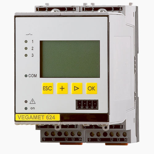 Condizionatore di segnale 4-20 mA - VEGAMET 624 - VEGA Grieshaber KG - con display digitale / su guida DIN / per rilevamento di livello