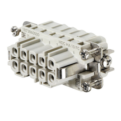 Connettore di alimentazione elettrica - HA series - Weidmüller - crimpabile / AC/DC / di corrente