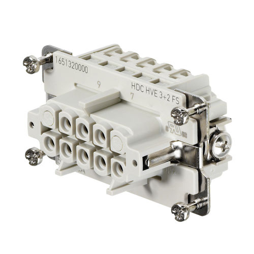 Connettore di alimentazione elettrica - HVE Series - Weidmüller - a vite / AC/DC / di tensione