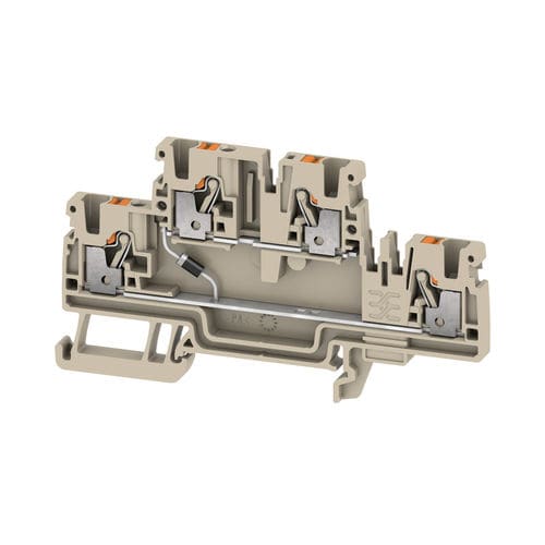 Morsetto componibile a presa - Klippon® Connect Series - Weidmüller - passante / modulare