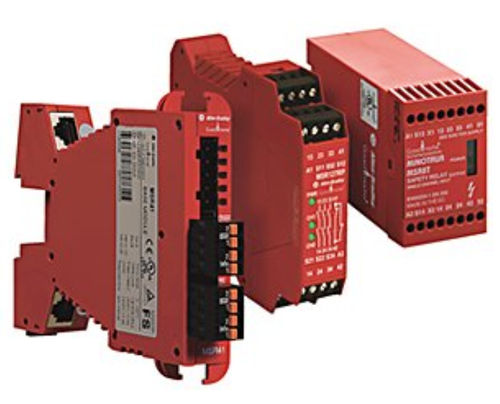 Relè di sicurezza 3NA - MSR100 - Allen-Bradley - 2NA / 5NO / su guida DIN