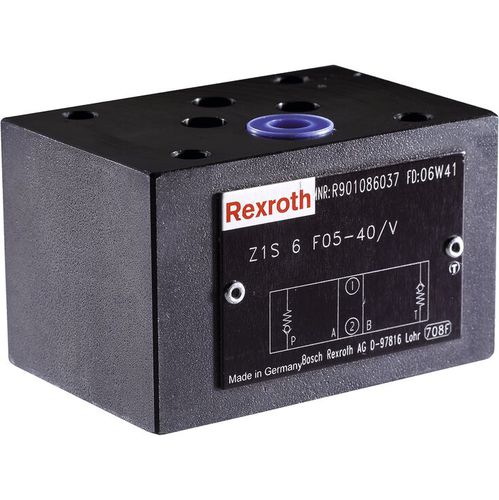 Valvola di ritegno a fungo - Z1S 6 series - Bosch Rexroth - Industrial Hydraulics - di strozzamento / a molla / standard