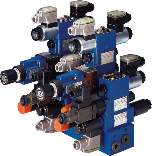 Manifold multicanale - 2HSR06-25/01D - Bosch Rexroth - Industrial Hydraulics - per elettovalvola / idraulico