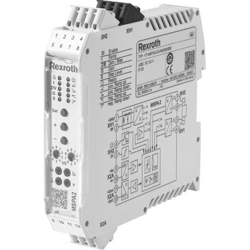 Amplificatore di tensione - VT-MSPA1-2X/A5/000/000 - Bosch Rexroth - Industrial Hydraulics - di misura / analogico / per valvola proporzionale