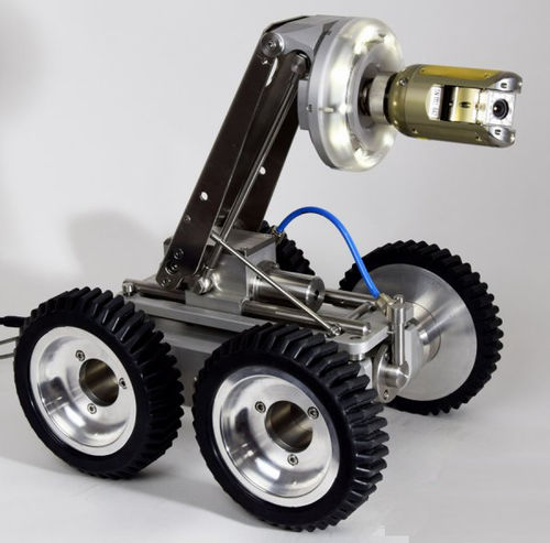 Robot di ispezione su ruota - FW100CT.2 - RICO Umwelttechnik GmbH - telecomandato / visione a 360° / a tenuta stagna