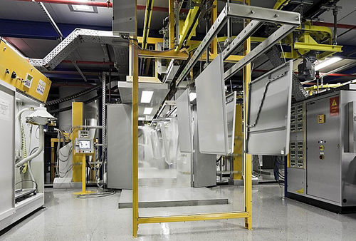 Cabina di verniciatura a polvere aperta - Rippert GmbH & Co. KG - a filtro / automatica