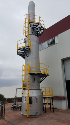 Scrubber Venturi - Santes Incinerator  - a estrazione umida / chimico / biologico