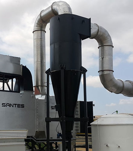 Scrubber a secco - Santes Incinerator  - a carbone attivo / chimico / di elevata efficacia