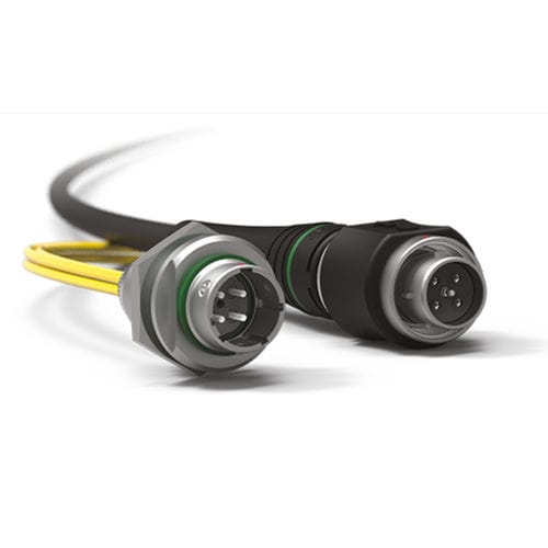 Connettore di dati - Fischer FiberOptic Hybrid - Fischer Connectors - ottico / ibrido / in fibra ottica