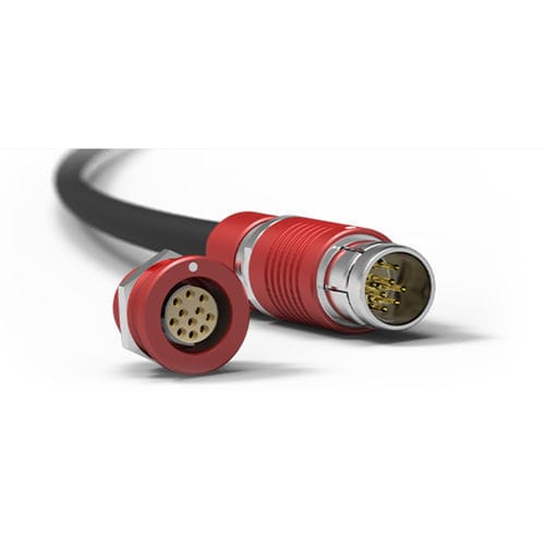 Connettore in alluminio - Fischer Core Series AluLite™ - Fischer Connectors - di dati / di alimentazione elettrica / ibrido