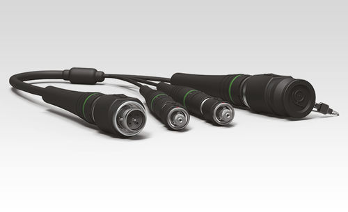Cavo montato di dati - Fischer Connectors - in fibra ottica / circolare / per ambienti difficili