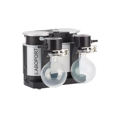Pompa a vuoto a membrana - SR 820 G - KNF - lubrificata / monostadio / di gas