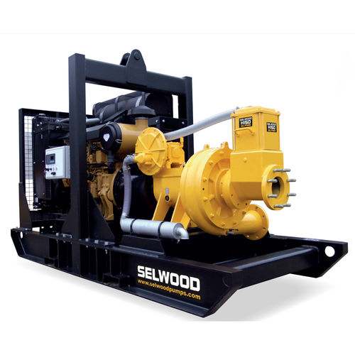 Pompa a rotore - H150 - Selwood - per acque cariche / con motore diesel / autoadescante