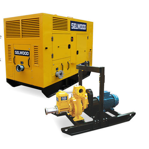 Pompa centrifuga - H100 series - Selwood - per acque reflue / con motore a combustione / autoadescante