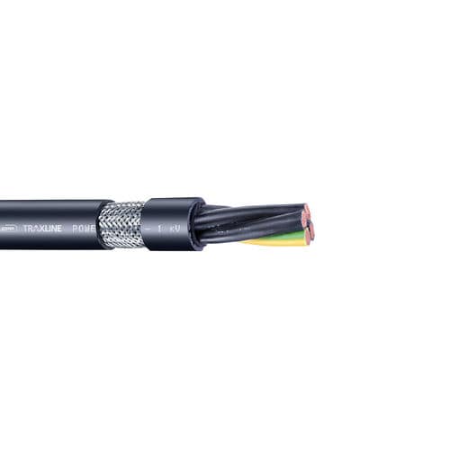 Cavo elettrico di alimentazione - POWER 400 C 1 kV - TSUBAKI KABELSCHLEPP - a contatto di Fiber Channel / resistente all'olio / resistente agli UV