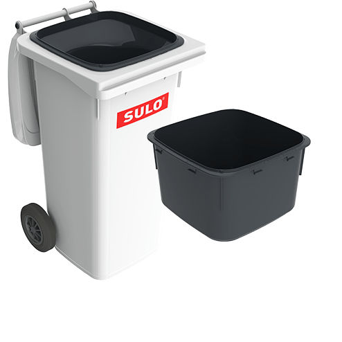 Cassonetto in plastica - VARIO - SULO Umwelttechnik GmbH  - per rifiuti pericolosi / con coperchio / con impugnatura