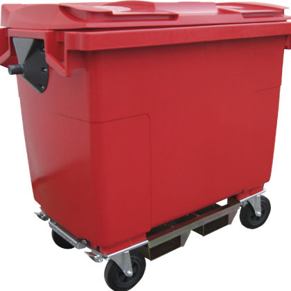 Cassonetto in plastica - DID - SULO Umwelttechnik GmbH  - per rifiuti pericolosi / 4 ruote