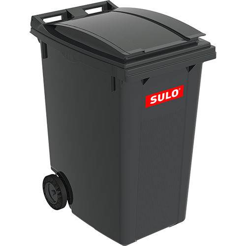 Cassonetto in plastica - DASRI - SULO Umwelttechnik GmbH  - per rifiuti pericolosi / con coperchio / 4 ruote