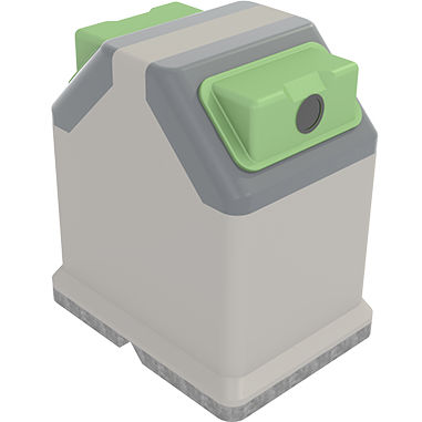 Cassonetto in plastica - SAFOR METÁLICO - SULO Umwelttechnik GmbH  - per carta / per raccolta differenziata / con sistema di sicurezza