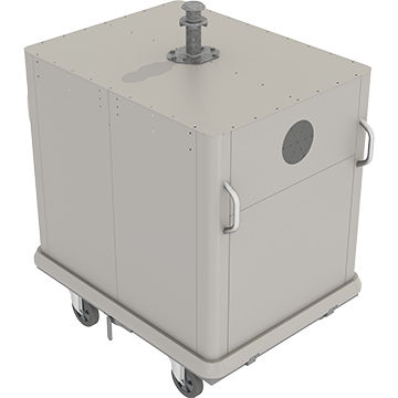Cassonetto in acciaio - MARTI ROULETTES - SULO Umwelttechnik GmbH  - per raccolta differenziata / con impugnatura / 4 ruote