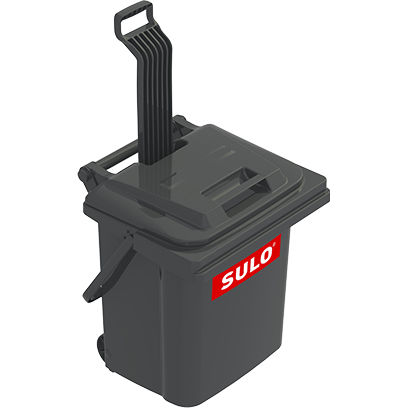 Contenitore per rifiuti in plastica - ROLLBOX - SULO Umwelttechnik GmbH  - per rifiuti domestici / per carta / con impugnatura