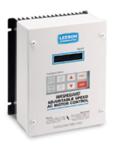 Convertitore di frequenza verticale - Micro series - LEESON Electric - programmabile / compatto