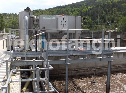 Ispessitore a vite - SCRUDRAIN® - Teknofanghi s.r.l.  - per impianto di trattamento delle acque reflue